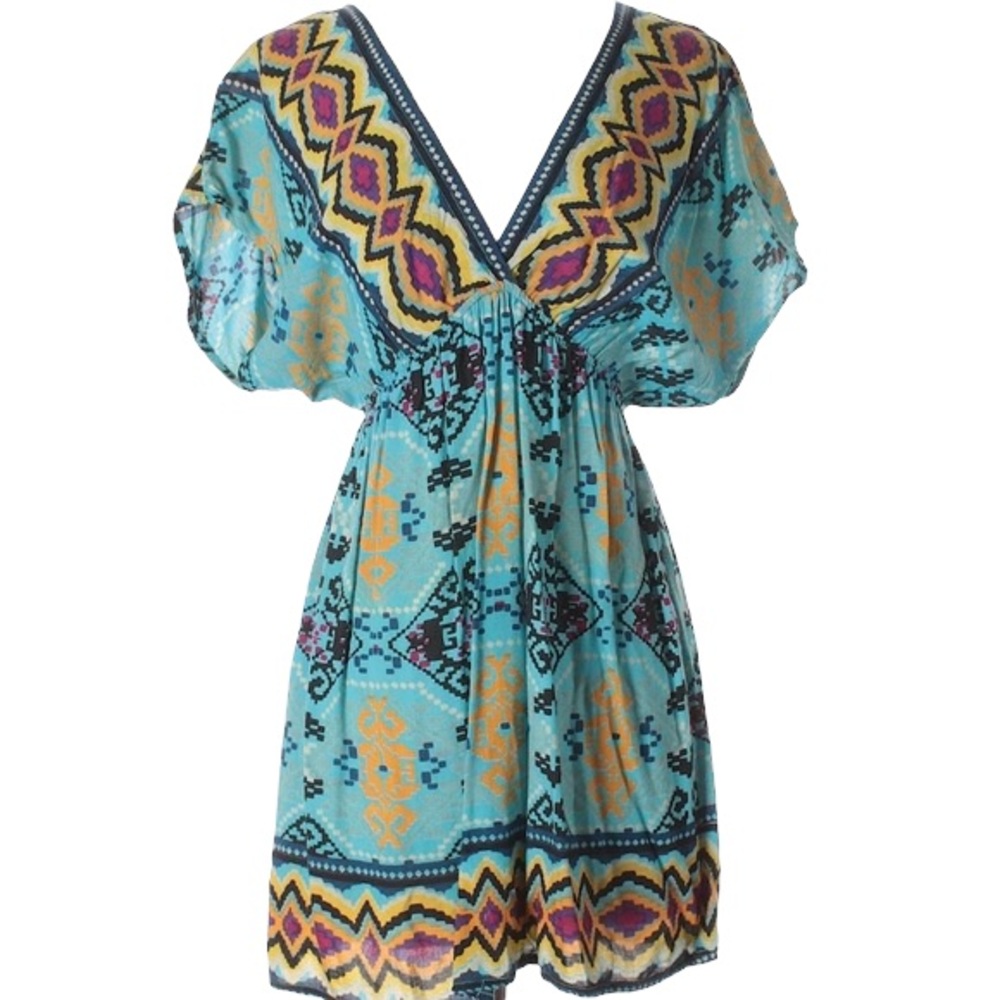 LOLA P. Cover up Dolman Sleeve Dress